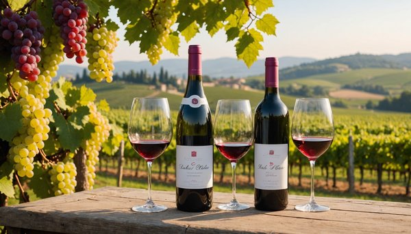 Sélection de vins rosés provenant directement des vignobles